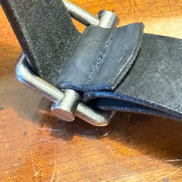 Duluth Trading Black Leather Belt XL - Picture 3 of 5